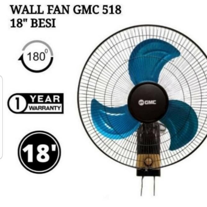GMC GMC 518 Kipas Angin Dinding Jumbo Tornado Besi Wall Fan