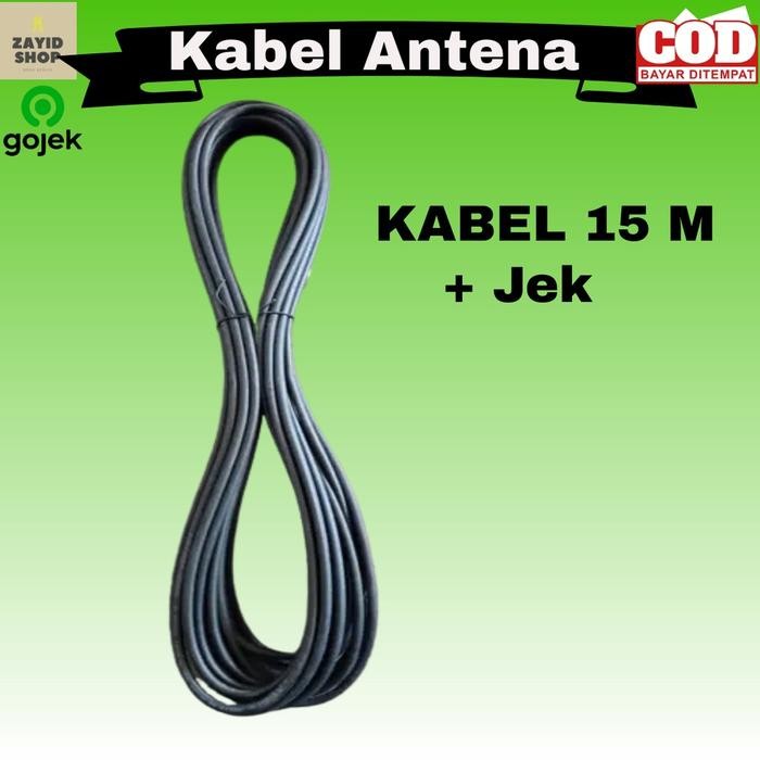Kabel cable kabal Kable tv Led tv tabung antena 20 meter