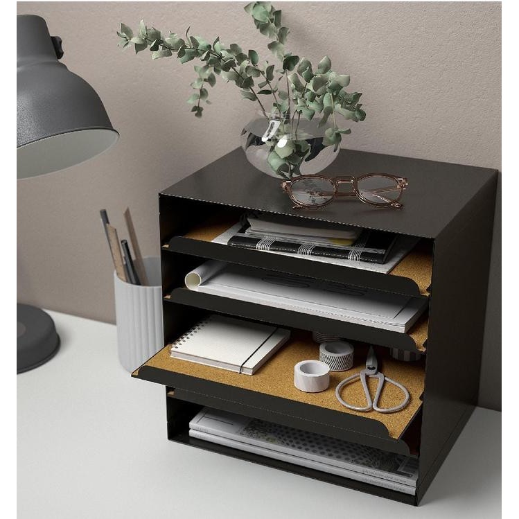 

Rak Tempat File Surat Kertas Laci Susun Atas Meja