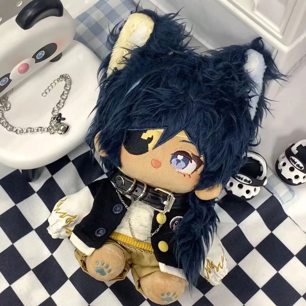 20CM Genshin Impact Kaeya Alberich Monster Ear Anime Plush Stuffed