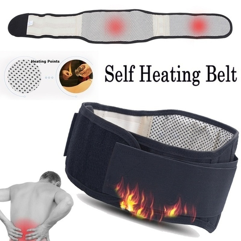 Waist Brace Support Belt Tourmaline Self-heating Magnetic Therapy