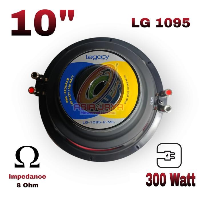Speaker Subwoofer Legacy 10In Lg 1095 / Legacy 1095