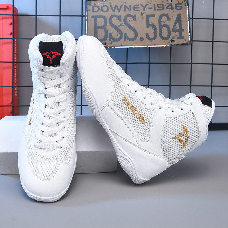 Men Wrestling Shoes Lightweight Non Slip Sneakers for Wrestling Boxing Wrestling Shoes Comfortable