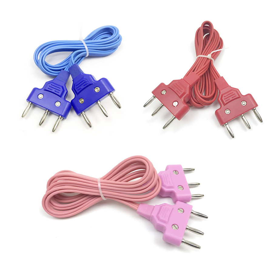 Pink/Red/Blue Epee body cord, fencing colored body cord, fencing gears