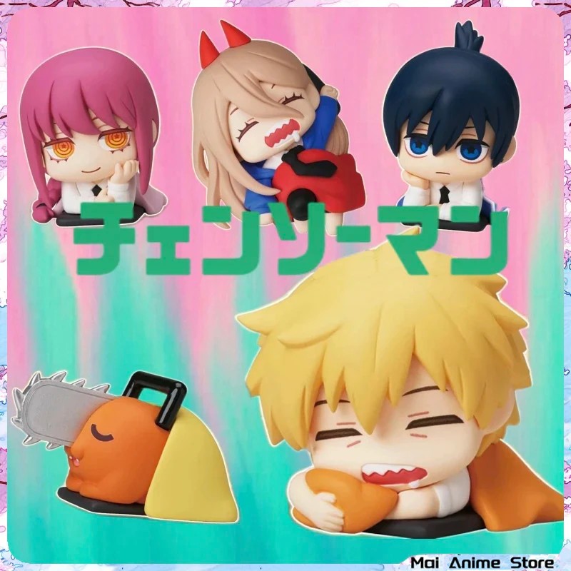 Chainsaw Man Power Figure Anime Aki Denji Statue Makima Sleeping Action Figurine Sculpture Ornament