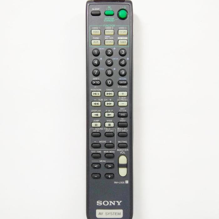 REMOT/REMOTE DVD/COMPO/HOME THEATER SONY RM-U305 ORI//ASLI