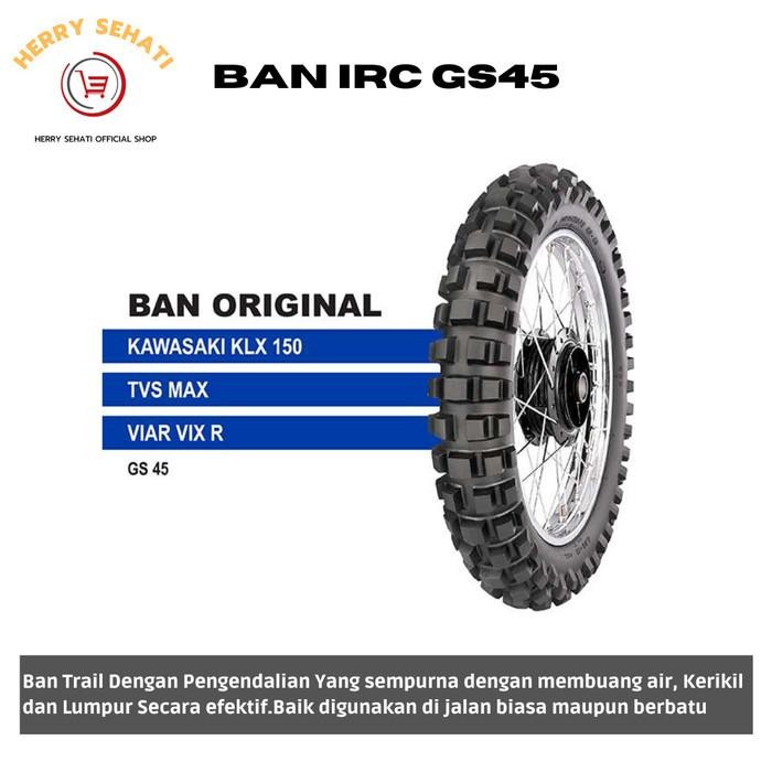 BAN MOTOR TRAIL/BAN TAHU/MOTORCROSS MEREK IRC 90/90-14 GS45