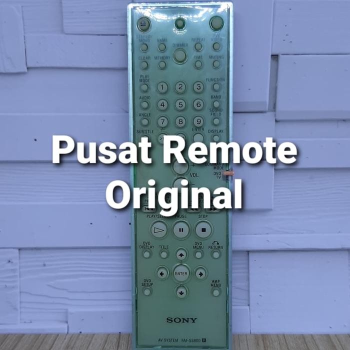 REMOTE REMOT DVD HOME THEATER SONY RM-SS800 ASLI
