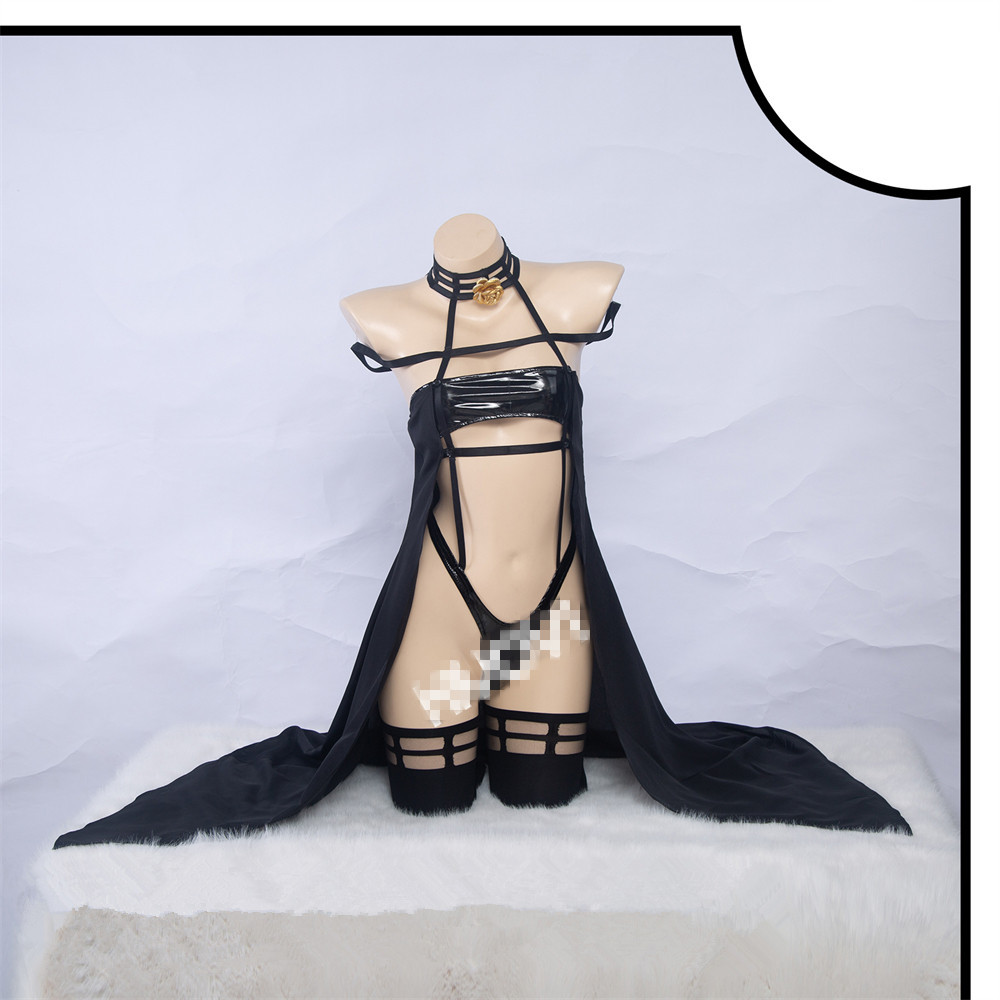 Agcos Yor Forger Thorn Princess Doujin Cosplay Costume Woman Leather Jumpsuits Sexy Cosplay