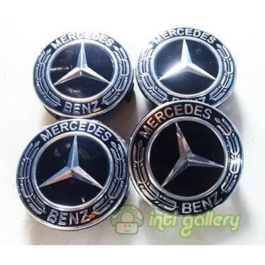 Dop Velg Mercedes Benz - Mercy 75mm Black OEM Quality