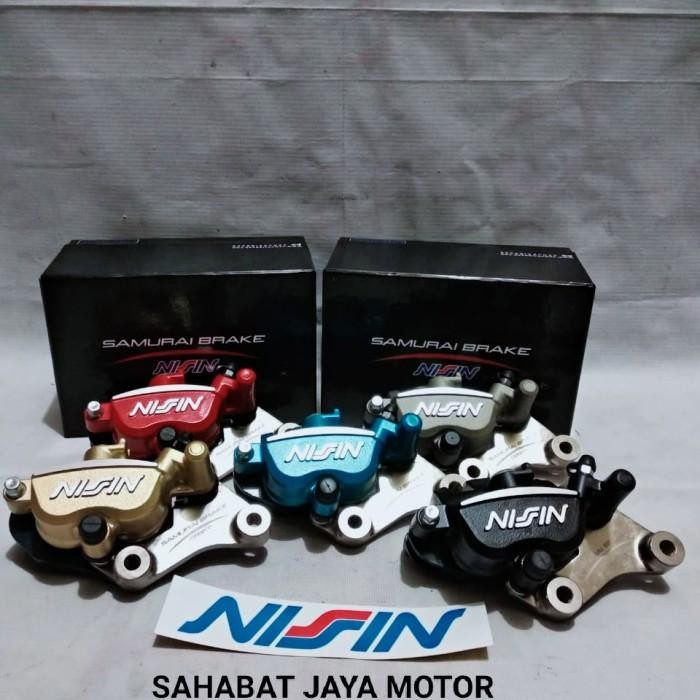 Kaliper Depan Nissin Samurai 2 Piston Jupiter z Lama Rx King New Nouvo