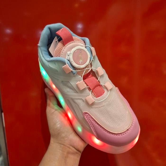 FLADEO KIDS BY FLADEO SEPATU RODA ANAK ANAK LAMPU BISA NYALA BISA COWOK/CEWEK MOTIF SUPER CUTEE