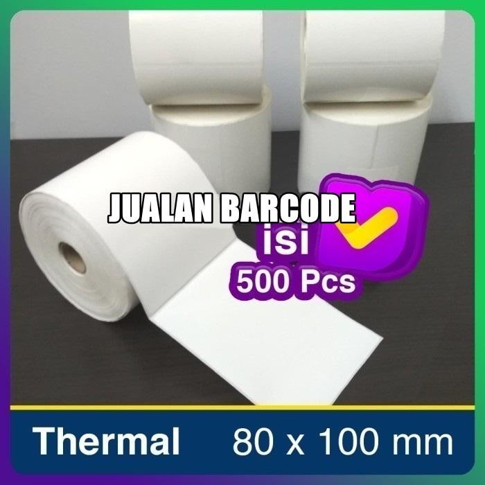

Label Barcode 80 X 100 Kertas Sticker Thermal 80X100 Mm ( 500 Pcs ) Terbatas