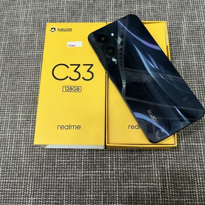 Realme C33 4/128gb Fullset Second Garansi Resmi