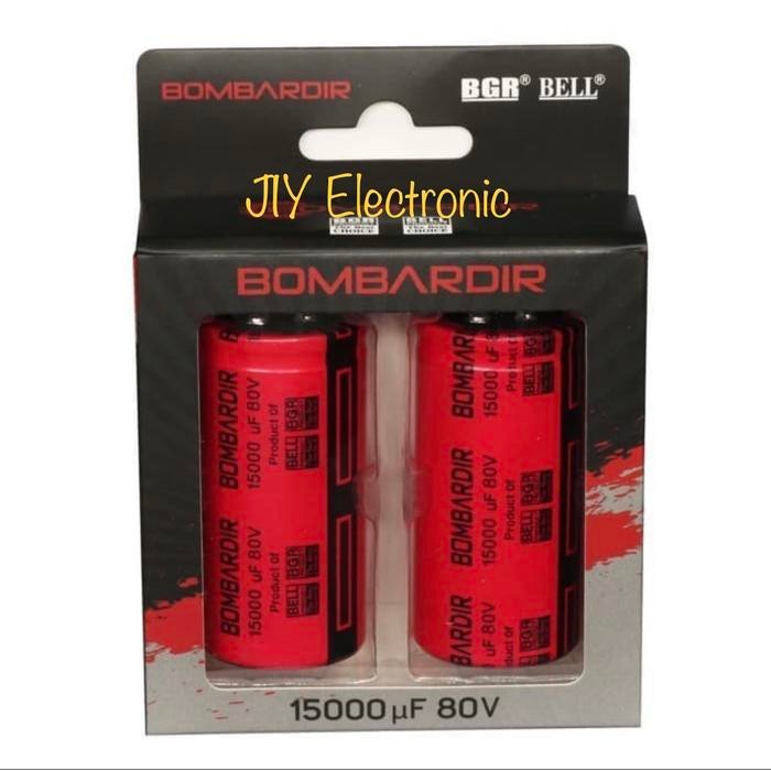 ELCO 15000UF 80V BOMBARDIR ORIGINAL / KAPASITOR 15000UF 80V BOMBARDIR