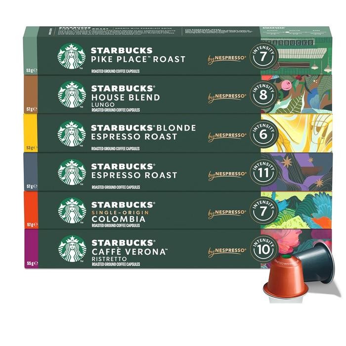 

Nespresso Starbucks Coffee Capsule Capsules Kopi Kapsul Lungo Espresso