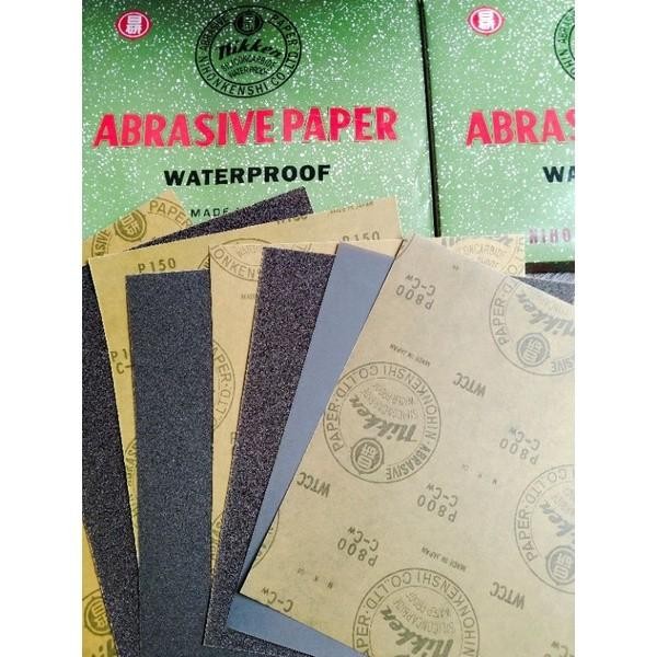 New amplas niken nikken grit 1000 1200 2000 800 600 100 amplas kasar halus