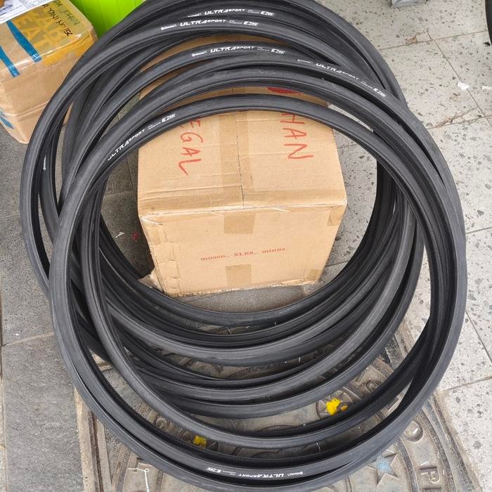 Ban Luar Continental Ultra 700 x 25 cocok untuk velg 700c 25c 622 sepeda balap roadbike fixie