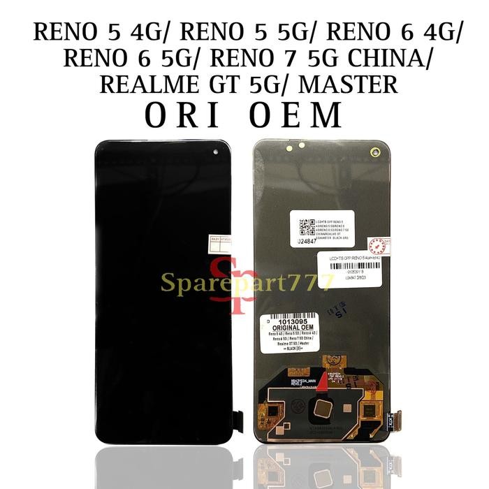 ORI OEM Fingerprint LCD Touchscreen Oppo Reno 5 4G 5G Realme GT Master