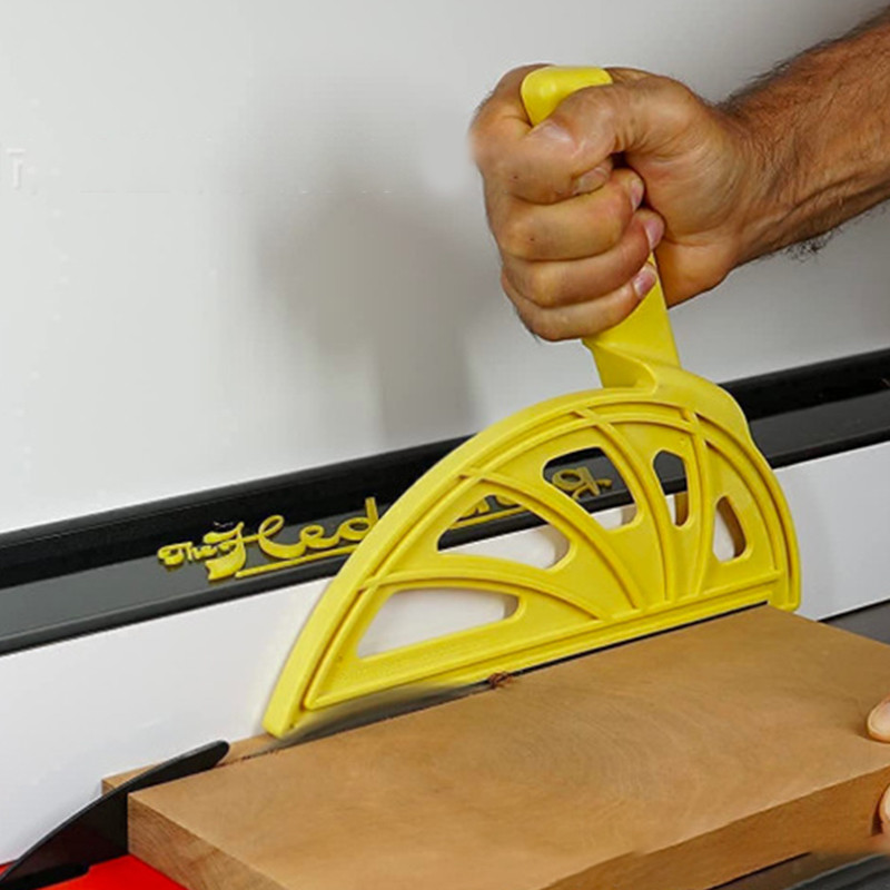 

Table Saws Woodworking Push Block Plastic 2-in-1 Wood Saw Push Stick Single Adjustments Seamless
