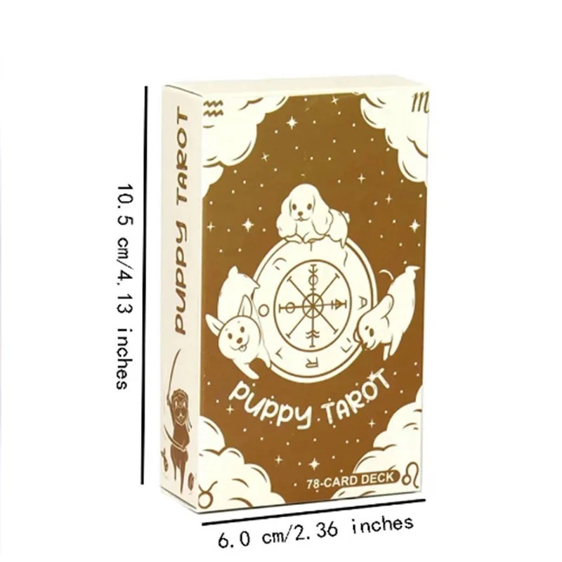 

1Pcs Deck Tarot High-Quality Puppy Tarot Card Leisure Entertainment Games Card Family Gatherings