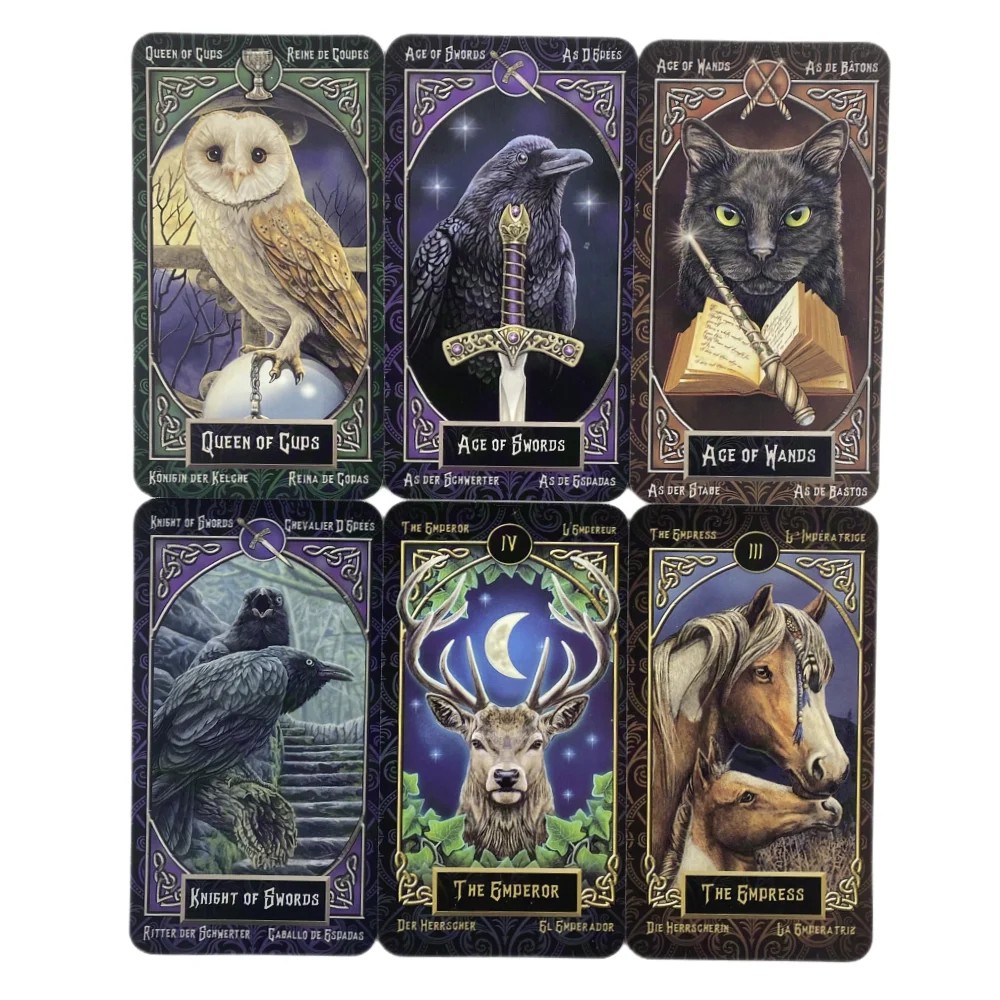 

Spirit Beast Tarot Familiars Tarot Cards Deck English Spanish French German Version Mysterious