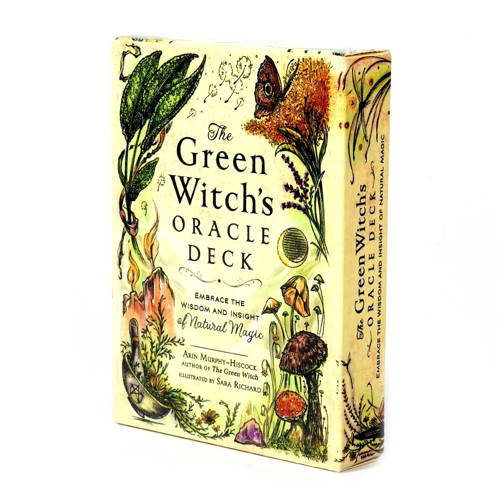 

1Pc Deck The Green Witch's Oracle Deck Embrace the Wisdom and Insight of Natural Magic Green Witch
