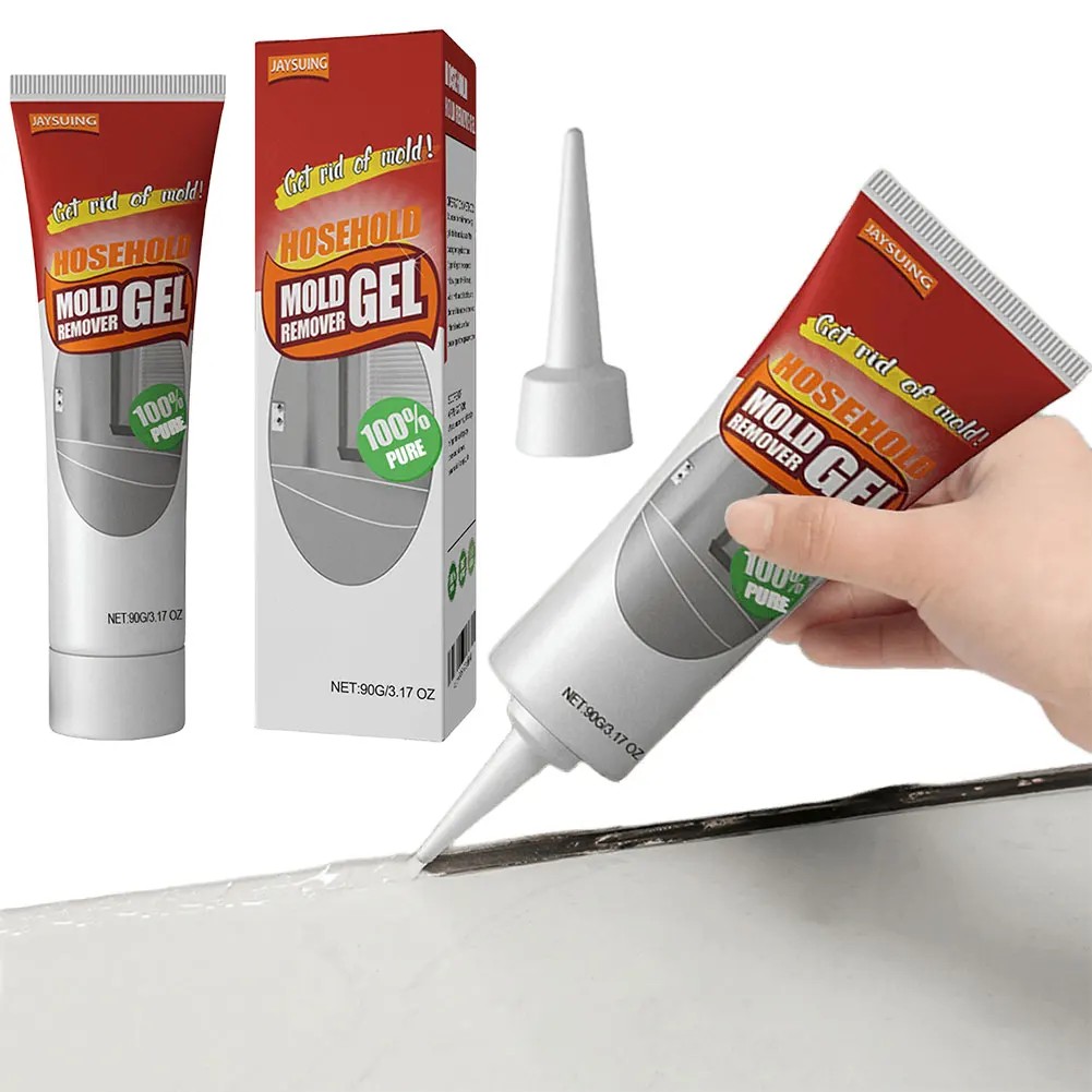 

90g Household Mold Remover Gel Deep Down Wall Mold Mildew Cleaning Agent Tile Cleaner Floor Wall
