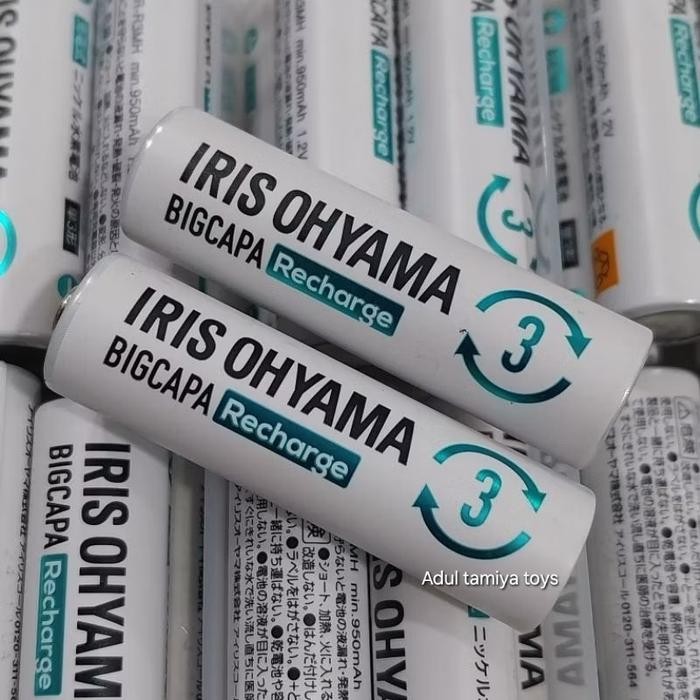 BATERAI BREAKIN IRIS OHYAMA 1.2V 950MAH ISI 2 / BATERAI OLAHAN IRIS OHYAMA