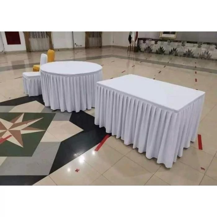 cover meja // skerting meja krisbow