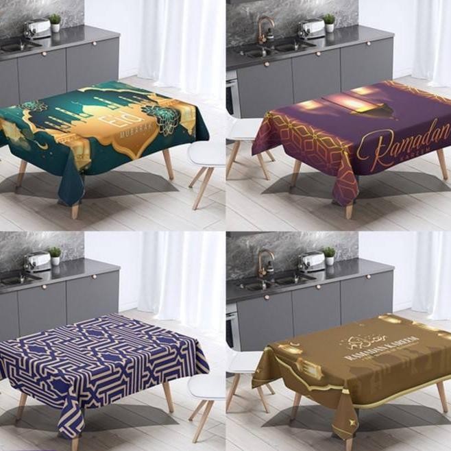 Taplak Meja Tamu Panjang 180CM Table Runner Ramadan Taplak Meja Makan