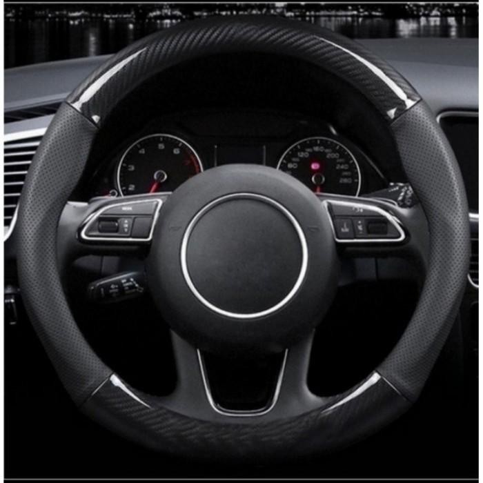 Sarung Cover Stir Mobil YARIS BAKPAO CARBON PREMIUM Kulit