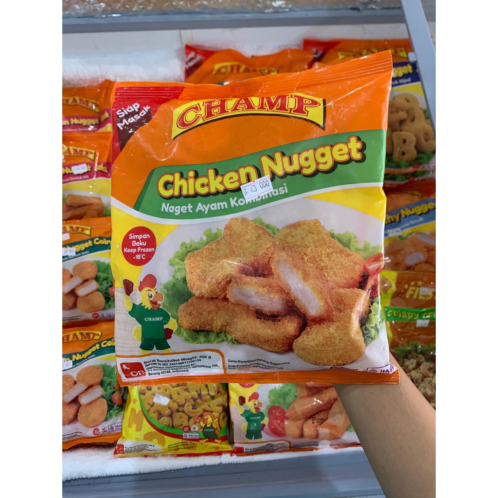 

CHAMP CHICKEN NUGGET 450G