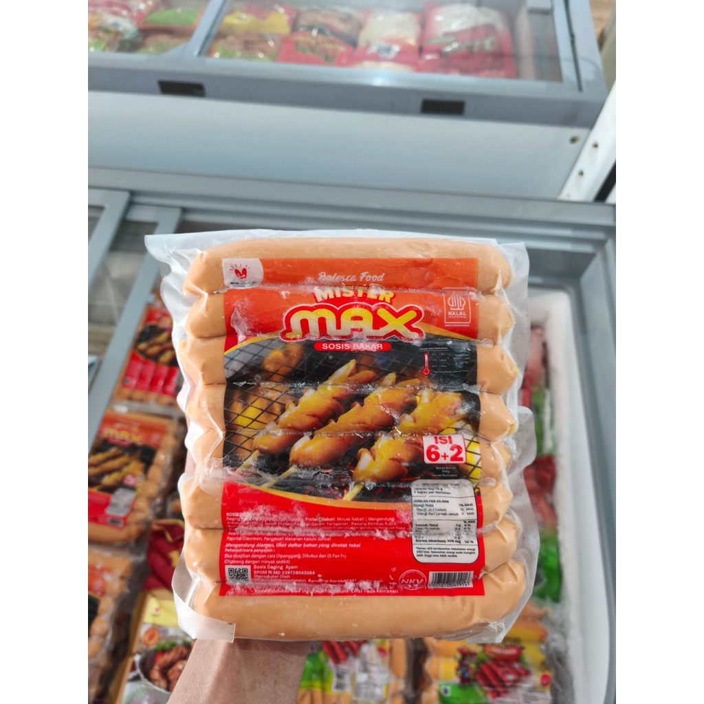 

MISTER MAX SOSIS BAKAR ISI 6+2 500G