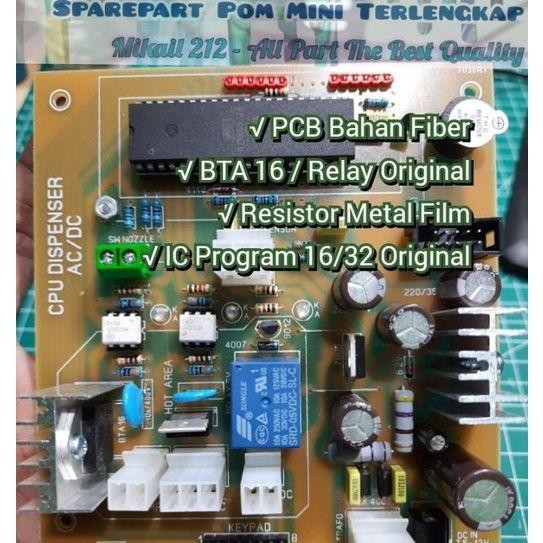 (Allthebest) CPU Pom Mini Ac/Dc PCB Fiber Tebal Program Pertamini versi