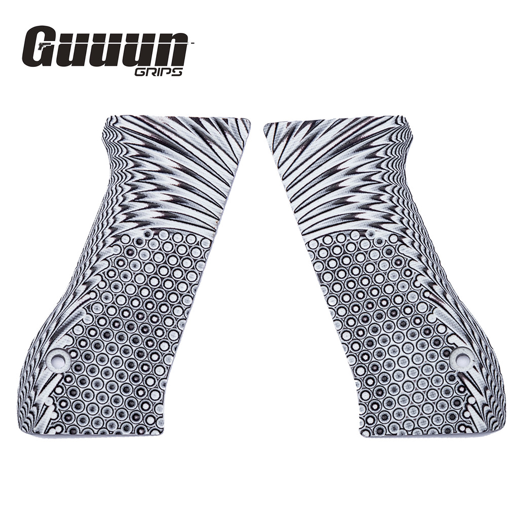 Guuun G10 Grips For Jericho 941 F9 Ops Eagle Wing Texture - 5 Color Options