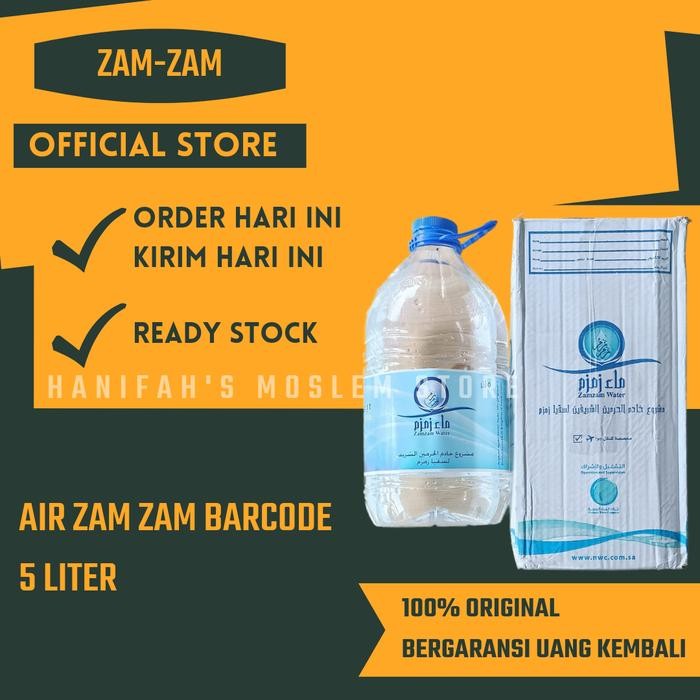 

Air Zam Zam 5 Liter Asli Zamzam 5Liter Barcode Galon Dus Non Barcode