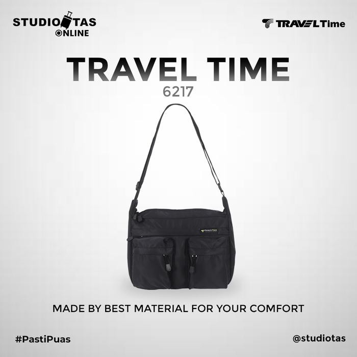 Travel Time Sling Bag 6217 Black