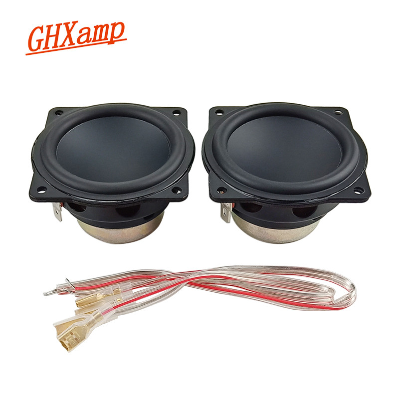 GHXAMP 2 Inch Speaker 4OHM Full Range Units Woofer Portable Speaker