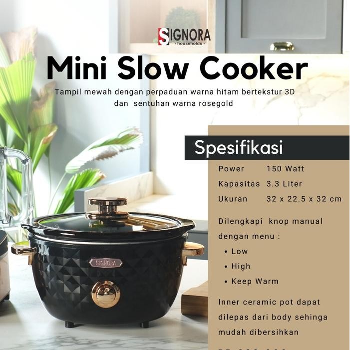 Mini Slow Cooker Signora