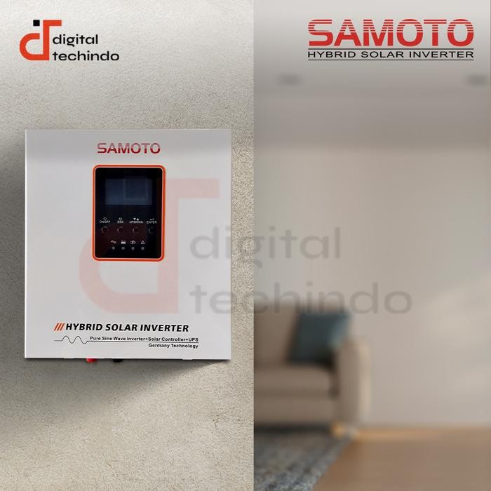 SAMOTO Inverter ILS1000 Low Frequency Pure Sinewave 12V 1000VA/800W Hybrid Solar Inverter Solar