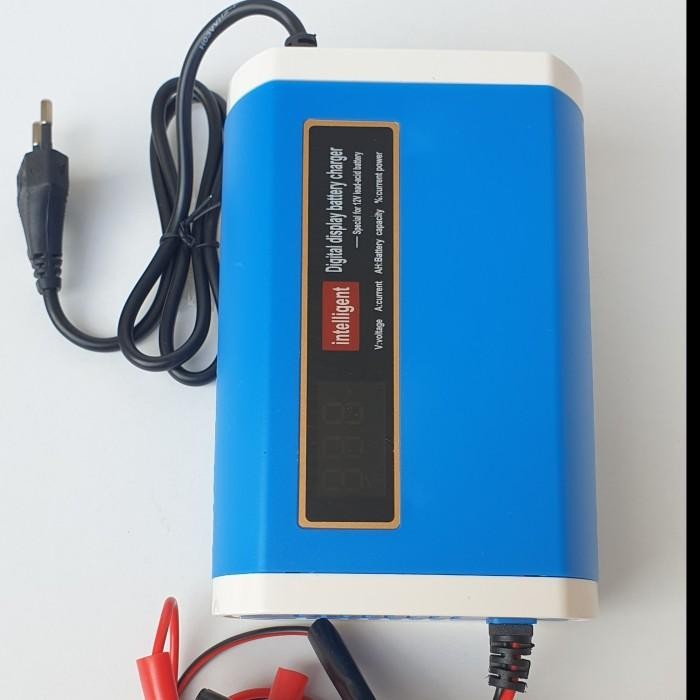 (Allthebest) Cas Aki 6A 12V Mobil Motor Charger Aki Carger Aki Alat Cas 6A UPGRADE