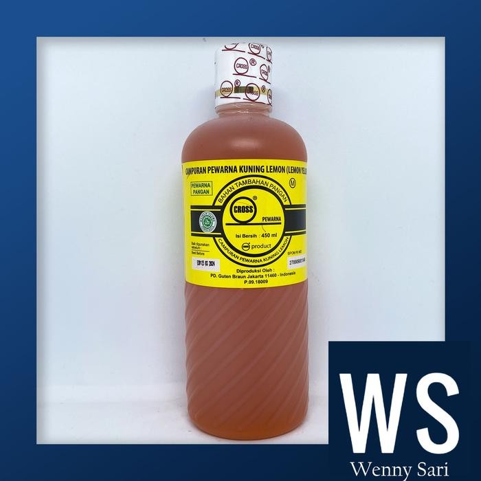 

Pewarna Lemon Yellow/Kuning Lemon Cross Food Coloring Oil Based 450 Ml Gratis Ongkir