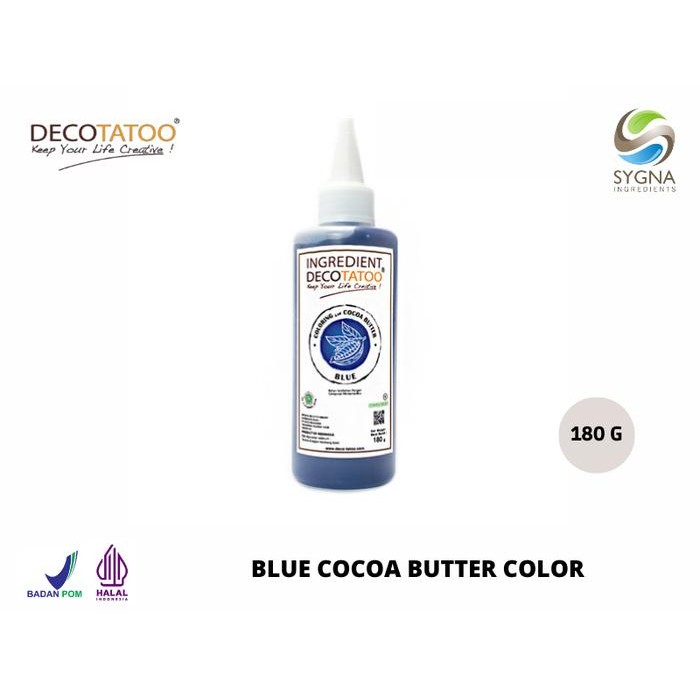 

Pewarna Makanan - Cocoa Butter Color Decotatoo - Blue Gratis Ongkir