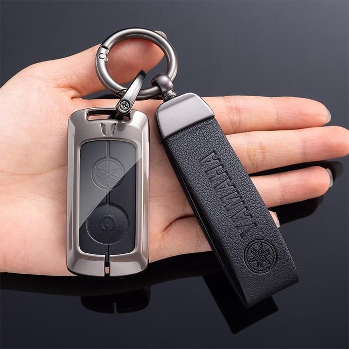 Cover Sarung Kunci Remote Kulit Logam Motor Yamaha XMAX 2021 2022