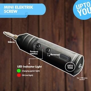 Rechargeable Mini Elektrik Screwdriver - Obeng Mini Elektrik