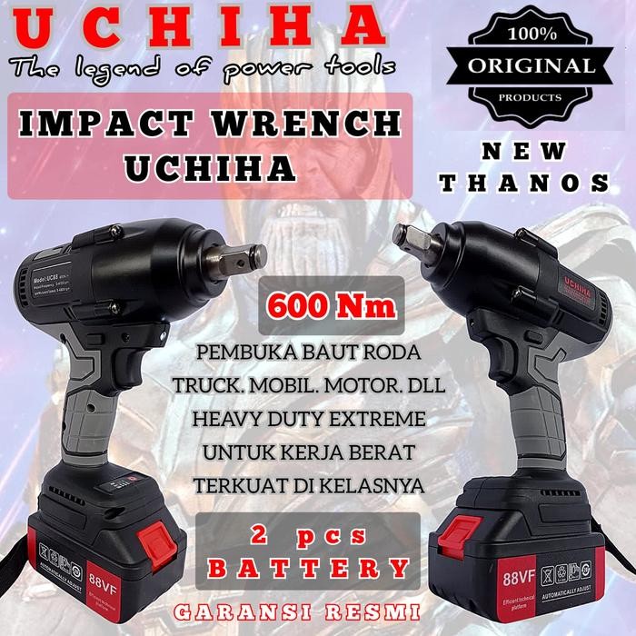 Sale Impact Wrench 88Vf Uchiha Mesin Pembuka Baut Ban Roda Truck Mobil Ori