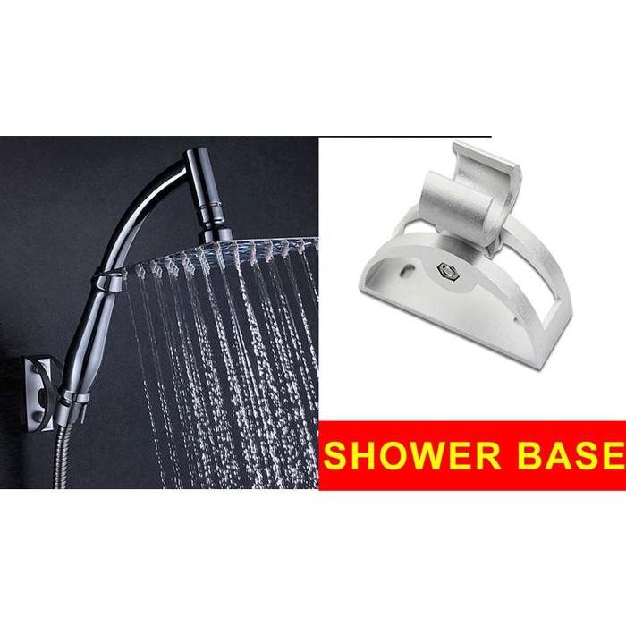 Salee Gagang Kepala Head Shower Selang Bracket Kamar Mandi Kotak 8Inch Paket