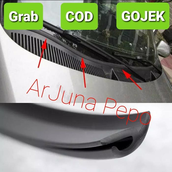 Karet list Pelindung kaca depan bawah Mobil universal