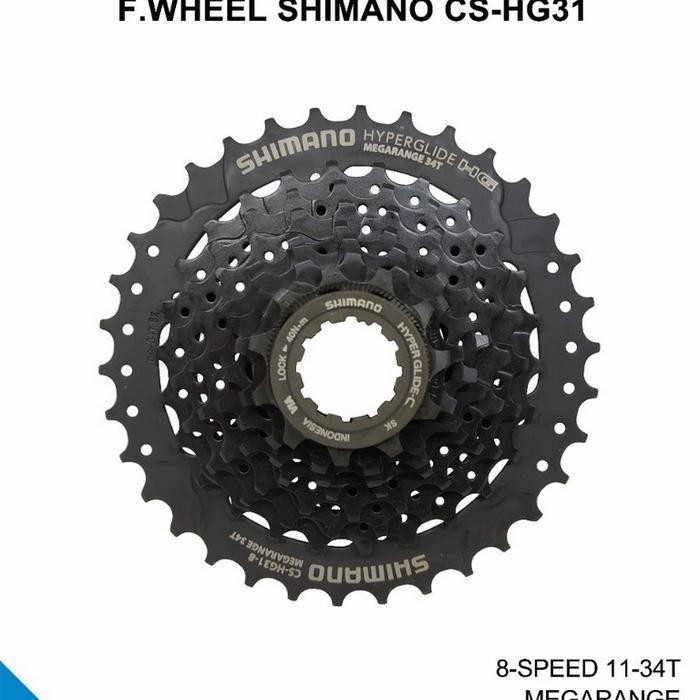 Berkualitas Sprocket Shimano Megarange Hg31 8 Speed